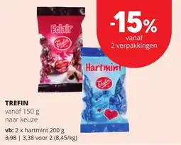 Spar Trefin hartmint aanbieding
