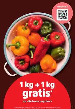 Spar paprika's aanbieding