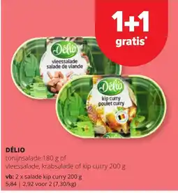 Spar Délío salade aanbieding