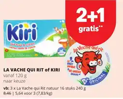 Spar La Vache qui Rit of Kiri aanbieding