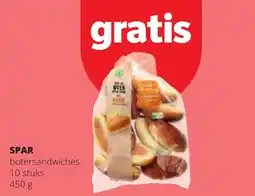 Spar botersandwiches aanbieding
