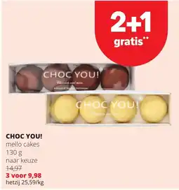 Spar Choc you! mello cakes aanbieding