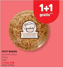 Spar petit baron pannenkoeken aanbieding