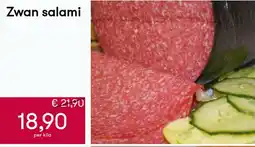 Peltri Zwan salami aanbieding