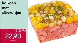 Peltri Kalkoen met zilveruitjes aanbieding