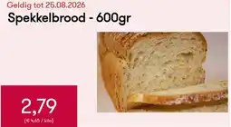 Peltri Spekkelbrood aanbieding