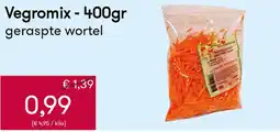 Peltri Vegromix geraspte wortel aanbieding