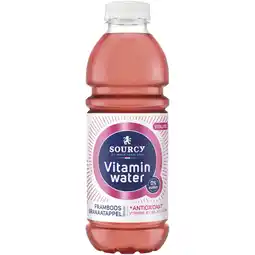 Albert Heijn Sourcy Vitaminwater framboos granaatappel aanbieding