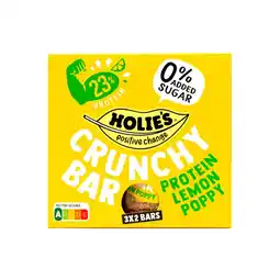 Albert Heijn Holie's Crunchy bar protein lemon poppy aanbieding