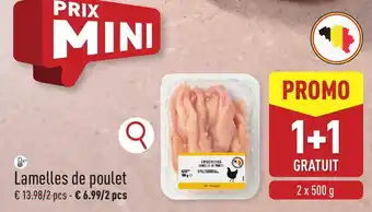 Lamelles de poulet