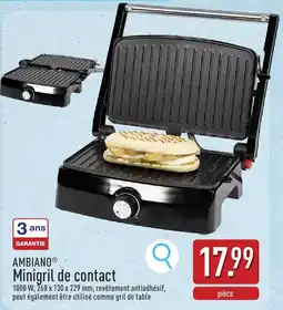 ALDI Minigril de contact aanbieding