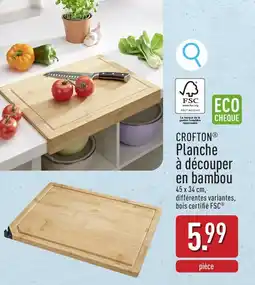 ALDI Crofton planche à découper en bambou aanbieding