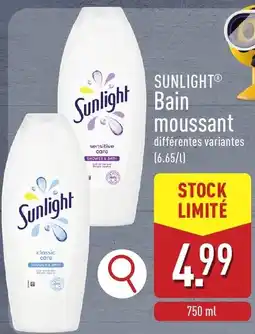ALDI Sunlight Bain moussant aanbieding