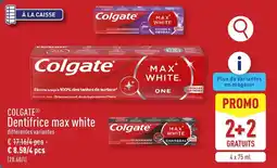 ALDI Colgate dentifrice max white aanbieding