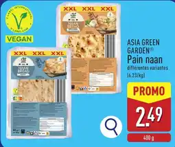 ALDI Asia green garden pain naan aanbieding