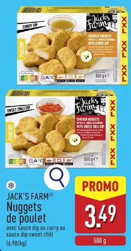 ALDI Jack's Farm Nuggets de poulet aanbieding