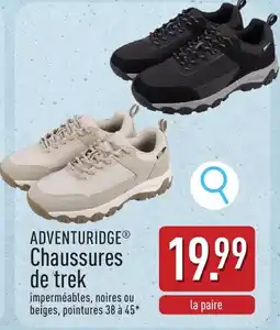 ALDI Chaussures de trek aanbieding