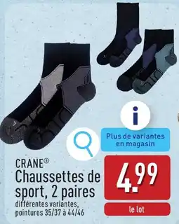ALDI Chaussettes de sport aanbieding