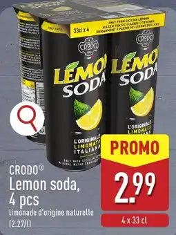 ALDI Crodo lemon soda aanbieding