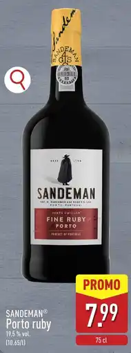 ALDI Sandeman Porto ruby aanbieding