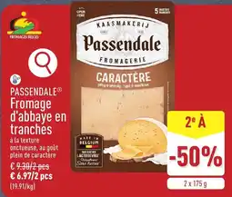 ALDI Passendale fromage d'abbaye en tranches aanbieding