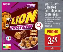 ALDI lion protein aanbieding