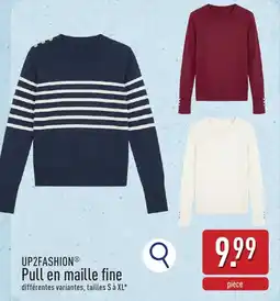 ALDI Up2fashiom pull en maille fine aanbieding