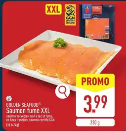 ALDI golden seafood saumon fumé xxl aanbieding