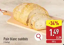 ALDI Pain blanc suédois aanbieding