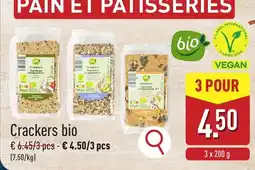 ALDI Crackers bio aanbieding