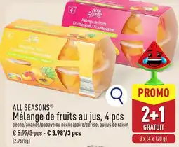 ALDI All seasons mélange de fruits au jus aanbieding