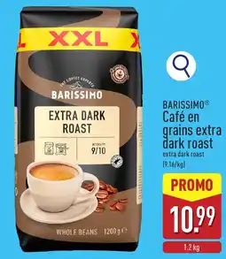 ALDI Barissimo café en grains extra dark roast aanbieding