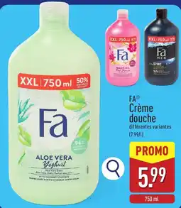 ALDI Fa Crème douche aanbieding