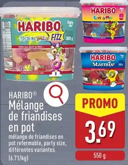 ALDI Haribo mélange de friandises en pot aanbieding