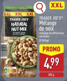 ALDI Trader Joe's natural nut-mix aanbieding