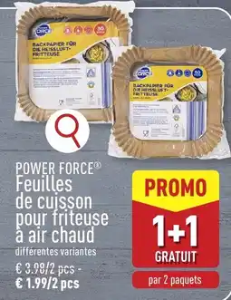 ALDI Feuilles de cuisson pour friteuse à air chaud aanbieding