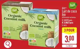 ALDI Organic coconut milk aanbieding