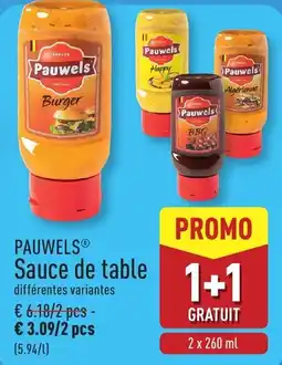 ALDI Pauwels Sauce de table aanbieding