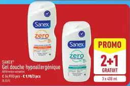 ALDI Sanex Gel Douche Hypoallergénique aanbieding