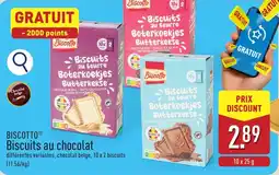 ALDI Biscotto Biscuits au Chocolat aanbieding