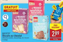 ALDI Biscotto Biscuits au chocolat aanbieding