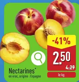 ALDI Nectarines aanbieding