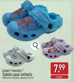 ALDI Disney / Marvel Sabots Pour Enfants aanbieding