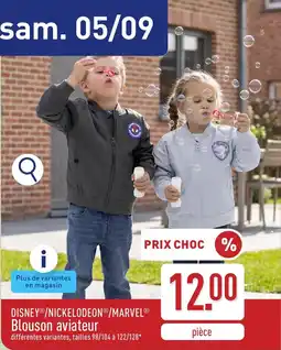 ALDI Disney / Nickelodeon / Marvel Blouson Aviateur aanbieding