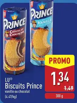 ALDI Biscuits Prince aanbieding