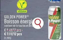 ALDI Golden power boisson énergi aanbieding