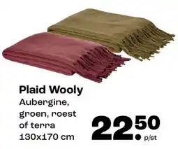 Kwantum Plaid Wooly aanbieding