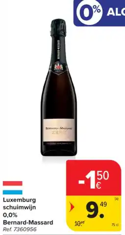 Carrefour Luxemburg schuimwijn aanbieding