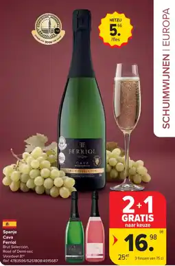 Carrefour Schuimwijn aanbieding
