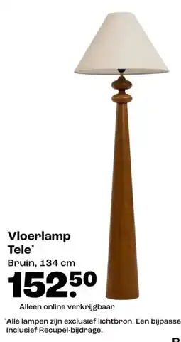 Kwantum Vloerlamp tele aanbieding